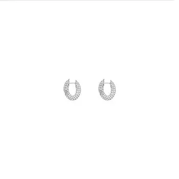 Серьги Loop XXS BALENCIAGA, серебряный
