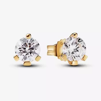 Серьги Pandora Nova Lab-grown Diamond 1.00 carat tw 14k, золото
