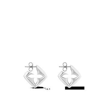 Серьги Puffygram Louis Vuitton, серебряный