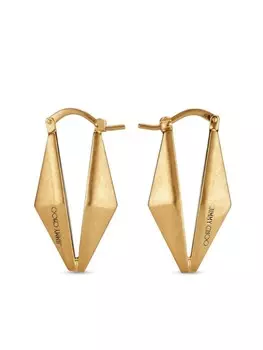 Серьги с логотипом Jimmy Choo, золотой