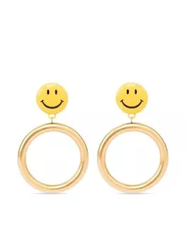 Серьги с подвесками Moschino, золотой