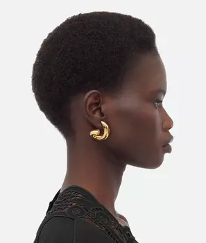 Серьги с сардинами Bottega Veneta
