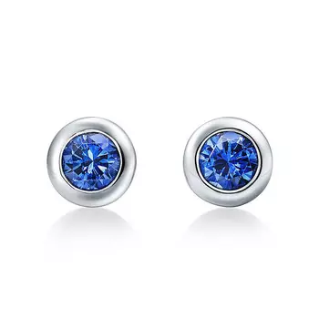 Серьги Tiffany & Co. Elsa Peretti Color by the Yard, платина