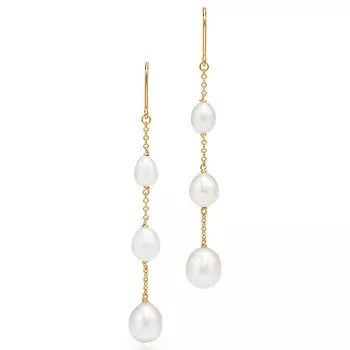 Серьги Tiffany & Co. Elsa Peretti Pearls by the Yard, золото