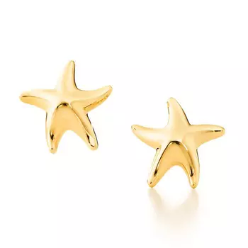 Серьги Tiffany & Co. Elsa Peretti Starfish, золото