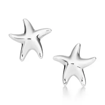 Серьги Tiffany & Co. Elsa Peretti Starfish, серебро
