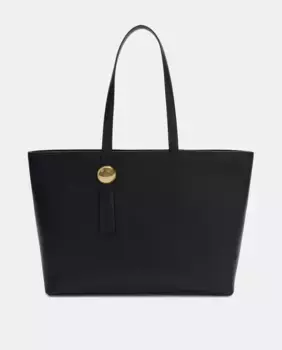 Серая большая сумка Furla, черный