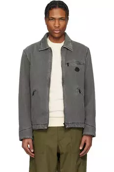 Серая джинсовая рубашка Acate Padded Moncler