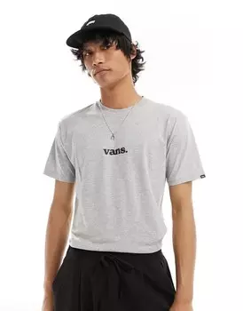 Серая футболка с логотипом Vans Script