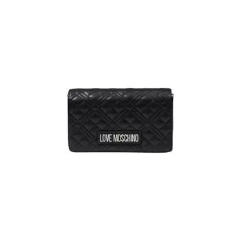 Серая полиэтиленовая сумка LOVE MOSCHINO