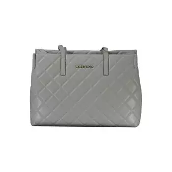 Серая полиэтиленовая сумка Valentino Bags, серый