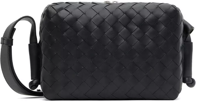 Серая сумка на молнии Bottega Veneta