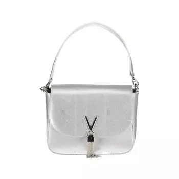 Серебряная полиэтиленовая сумочка Valentino Bags