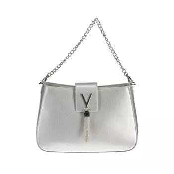 Серебряная полиэтиленовая сумочка Valentino Bags