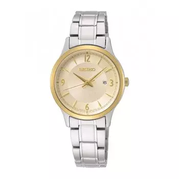 Серебряные часы из нержавеющей стали Seiko
