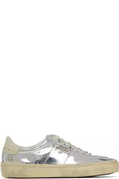 Серебряные кроссовки Soul Star Golden Goose