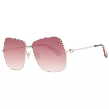 Серебряные женские солнцезащитные очки Max Mara