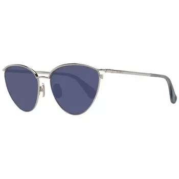 Серебряные женские солнцезащитные очки Max Mara