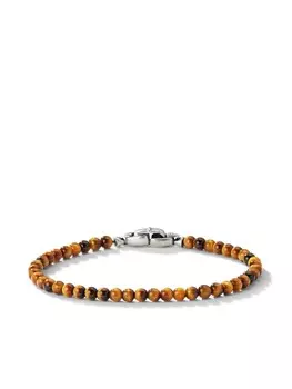 Серебряный браслет Spiritual Beads с тигровым глазом David Yurman