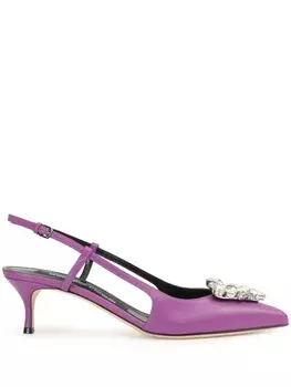 Sergio Rossi туфли Godiva Precious, фиолетовый