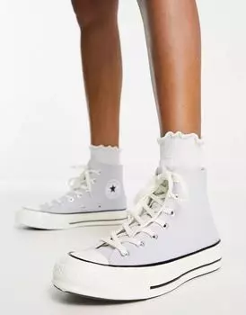 Серо-синие кроссовки Converse Chuck 70 Hi