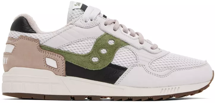 Серо-зеленые кроссовки Saucony Shadow 5000