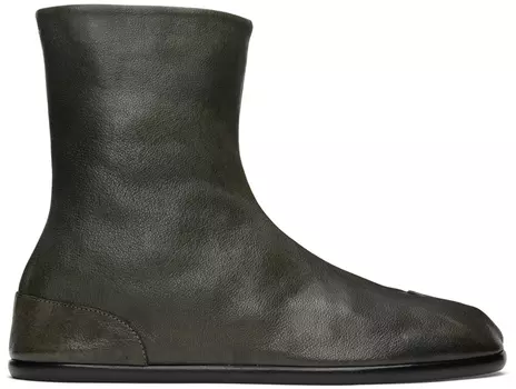 Серые ботинки таби Maison Margiela