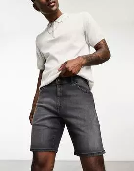 Серые джинсовые шорты Wrangler Texas