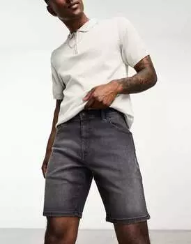 Серые джинсовые шорты Wrangler Texas