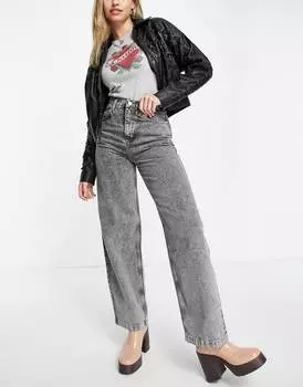 Серые джинсы Baggy Topshop