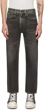 Серые джинсы бойфренды R13, Mud grey