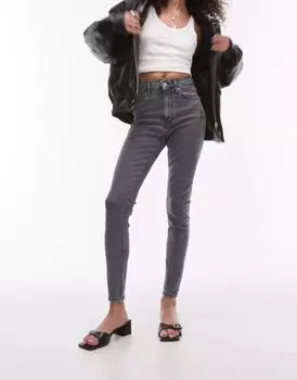 Серые джинсы Topshop Jamie