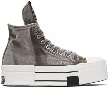Серые кеды Converse Edition DBL Drkstar Rick Owens DRKSHDW
