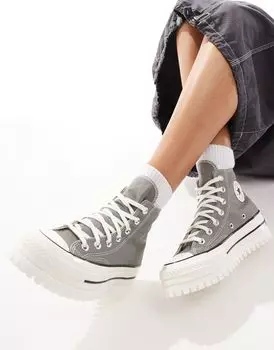 Серые кроссовки Converse Chuck 70 Trek