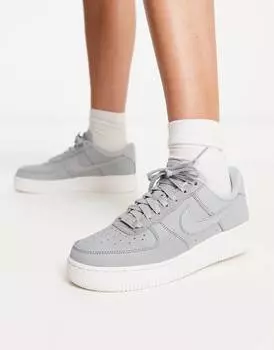 Серые кроссовки Nike AF1