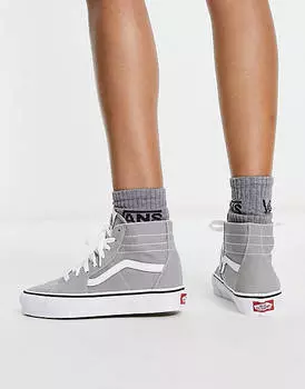 Серые кроссовки Vans SK8-Hi