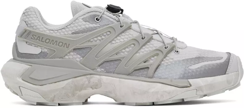 Серые кроссовки XT PU.RE Advanced Salomon, Gray violet/Flint/Sharkskin