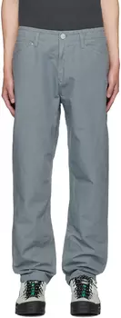 Серые прямые брюки Stone Island