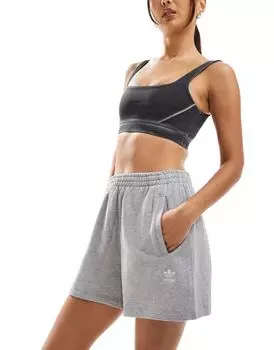 Серые шорты adidas Essential