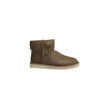Серые замшевые ботинки UGG