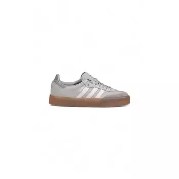Серые замшевые кроссовки Adidas