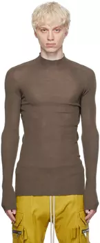 Серый свитер Lupetto Rick Owens