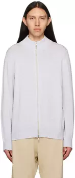 Серый свитер на молнии Ghiaia Cashmere