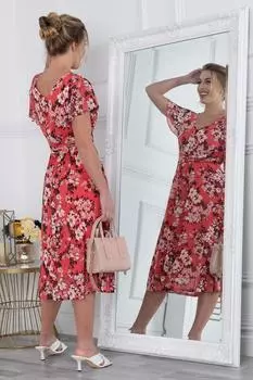 Сетчатое платье миди Bethany Jolie Moi, розовый