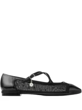 Сетчатые балетки Eleri JIMMY CHOO, черный