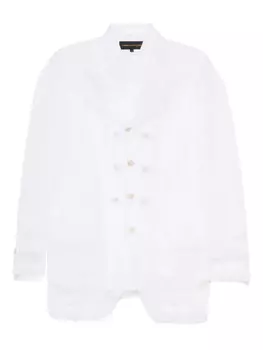 Сетчатый блейзер Comme Des Garons, белый
