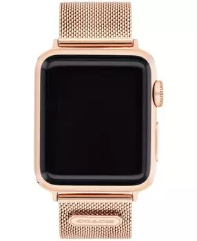 Сетчатый браслет из розового золота, 38/40/41 мм, ремешок для apple watch COACH, мульти