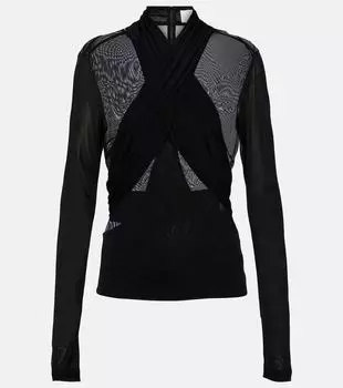 Сетчатый топ resly Isabel Marant, черный