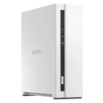 Сетевое хранилище QNAP TS-133 Nas, 1 отсек, без дисков, белый