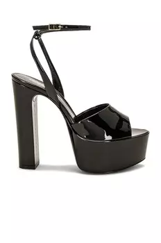 Сексуальные сандалии 95 Saint Laurent, цвет Nero